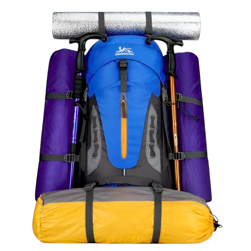 70 Litre camping rucksacks