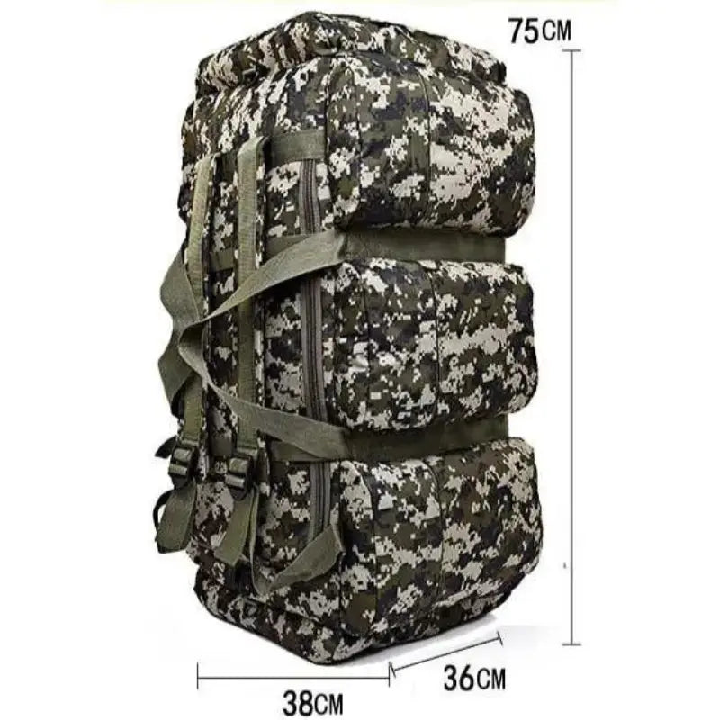 90L Military Duffle Bag Backpack