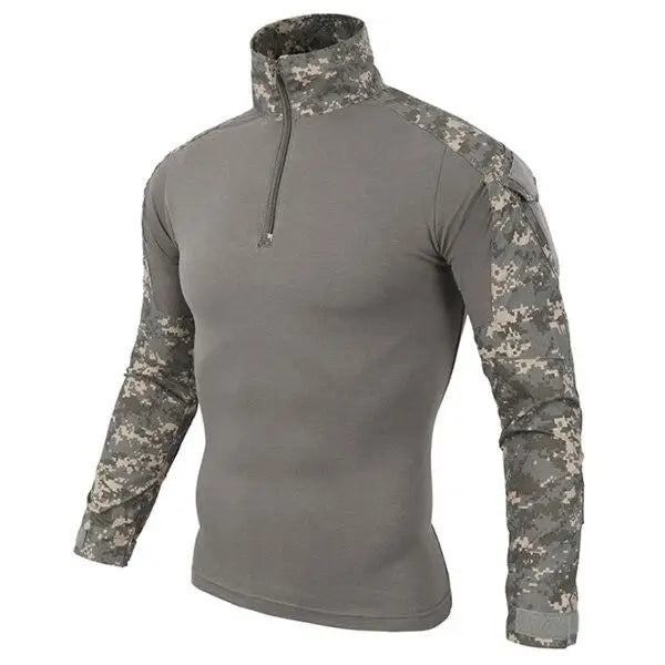 Army Camo T Shirts Long Sleeve