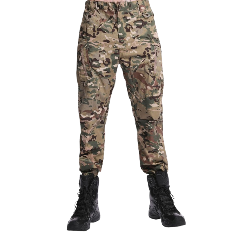 Army camouflage trousers