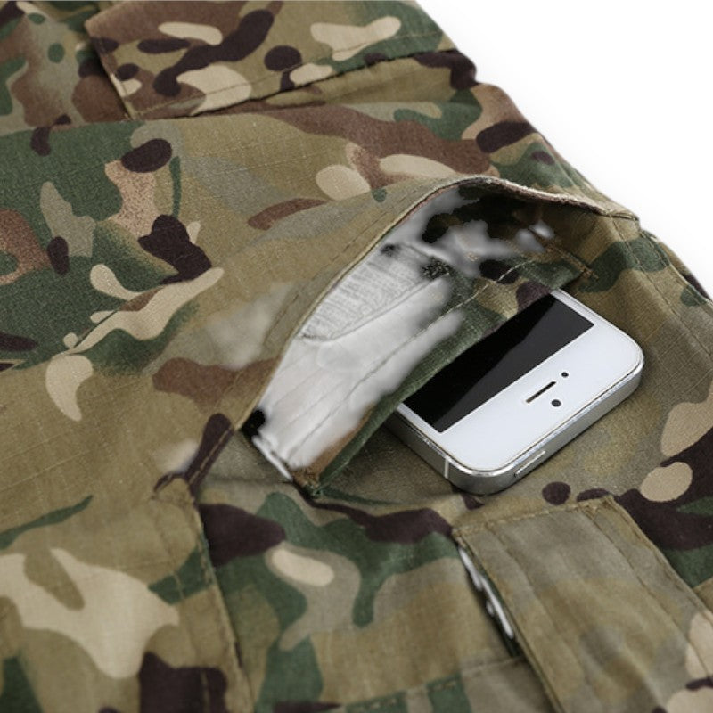 Army camouflage trousers