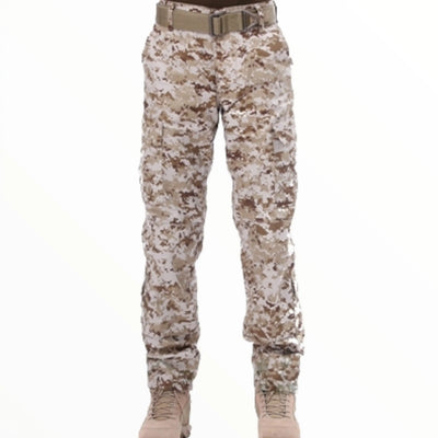 Army cargo camo combat military trousers