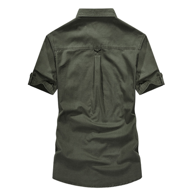 Army cargo short sleeve shirt
