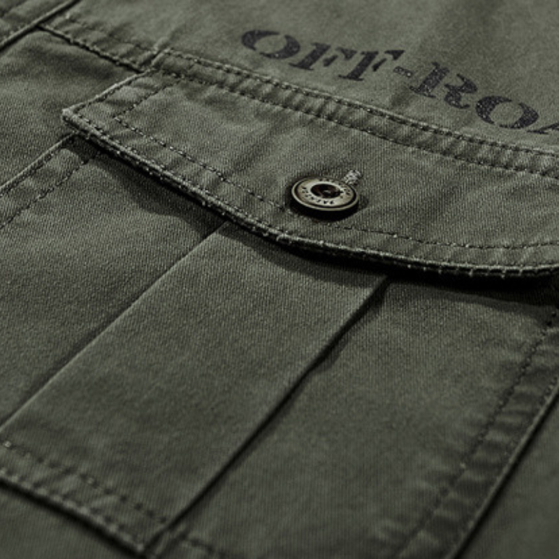 Army cargo short sleeve shirt