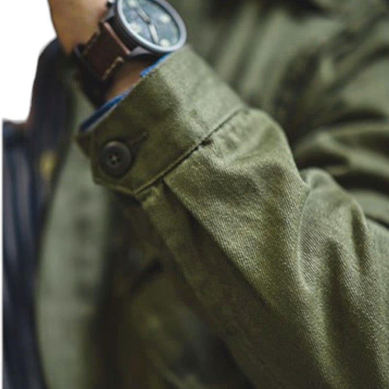 Army green field jacket
