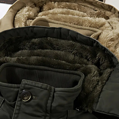 Army Green Hooded Parka