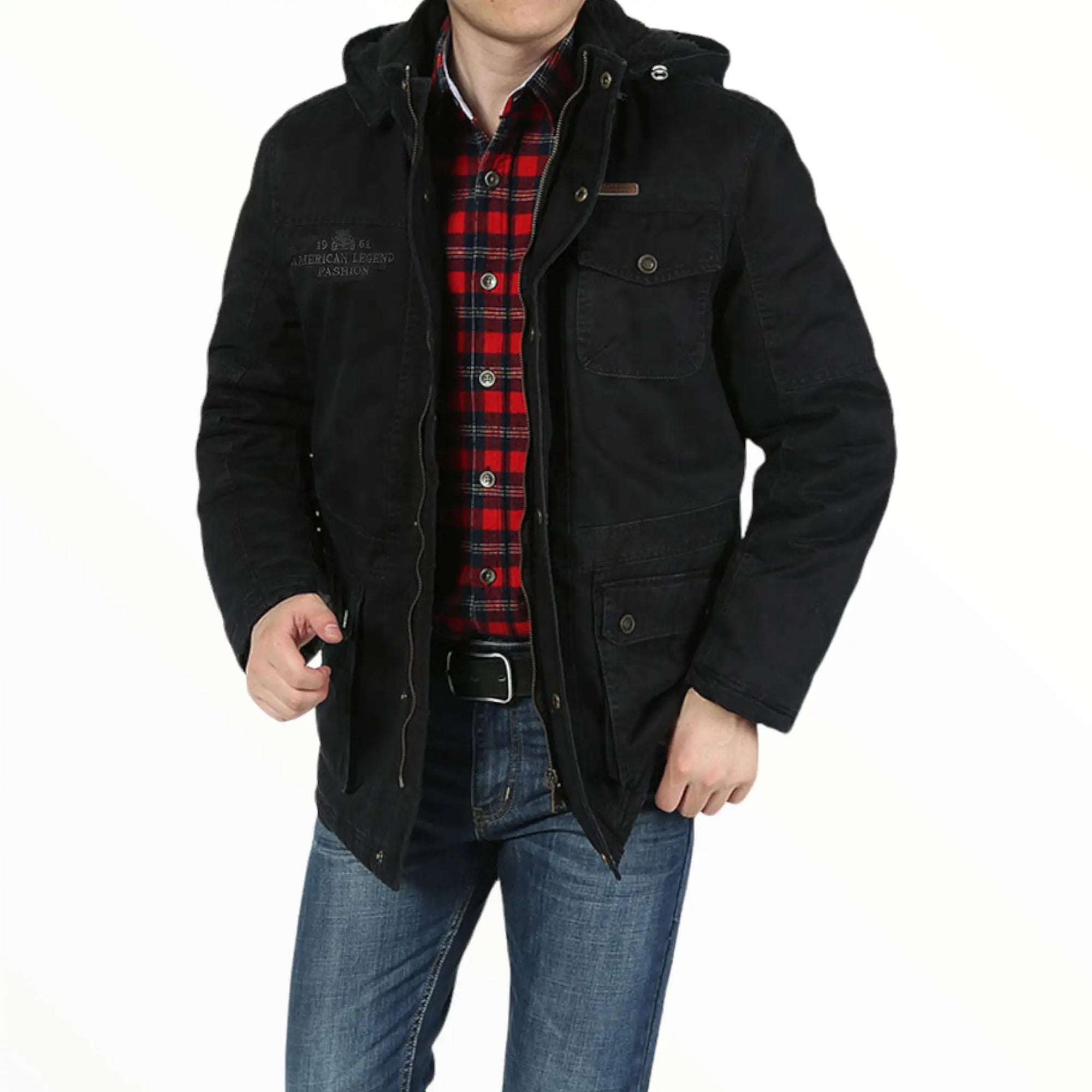 Army Green Jacket Hooded Parka