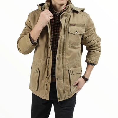 Army Green Jacket Hooded Parka