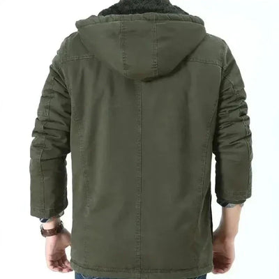 Army Green Jacket Hooded Parka