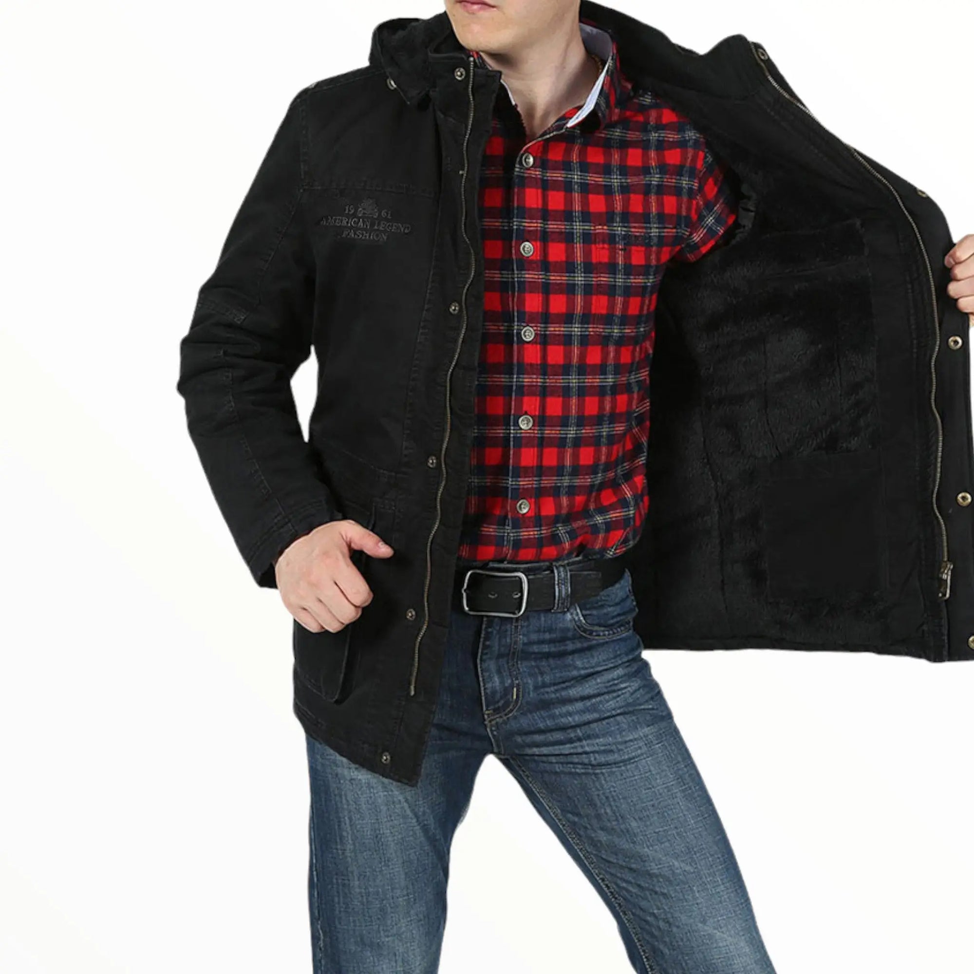 Army Green Jacket Hooded Parka