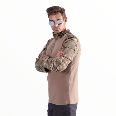 Army Green Long Sleeve T shirt
