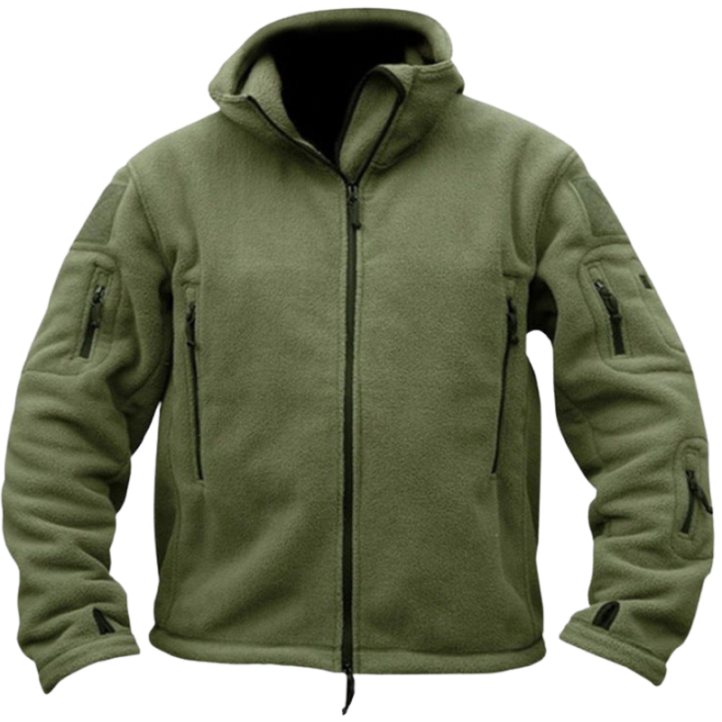 Army jacket velcro fleece