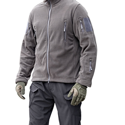 Army jacket velcro fleece