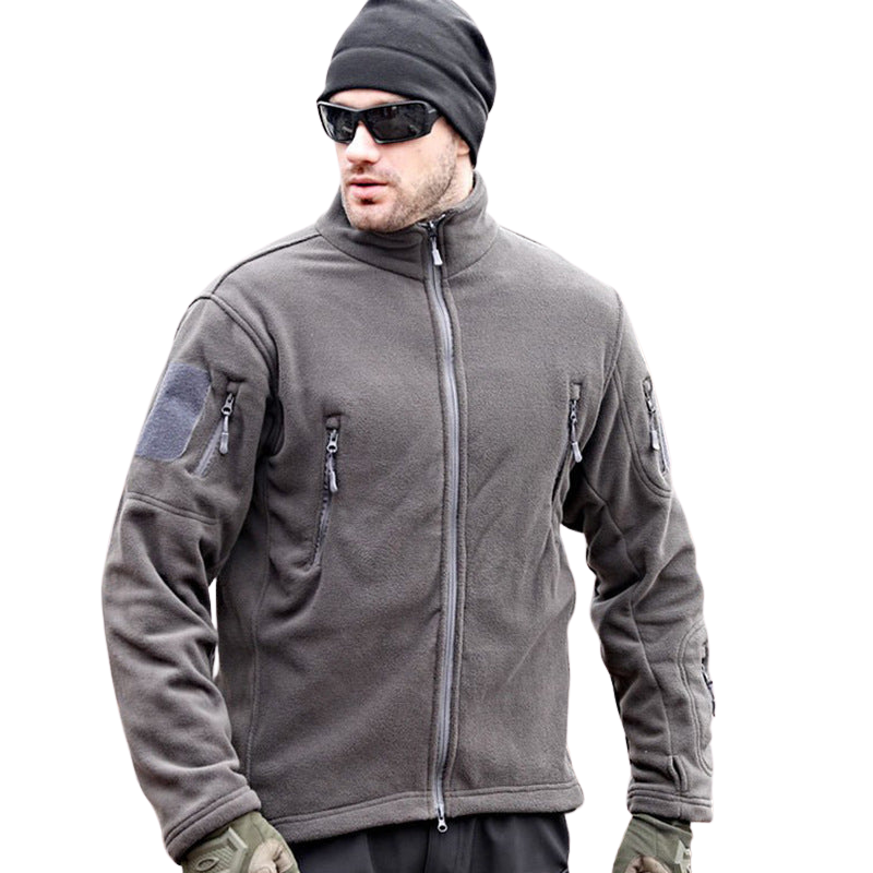 Army jacket velcro fleece