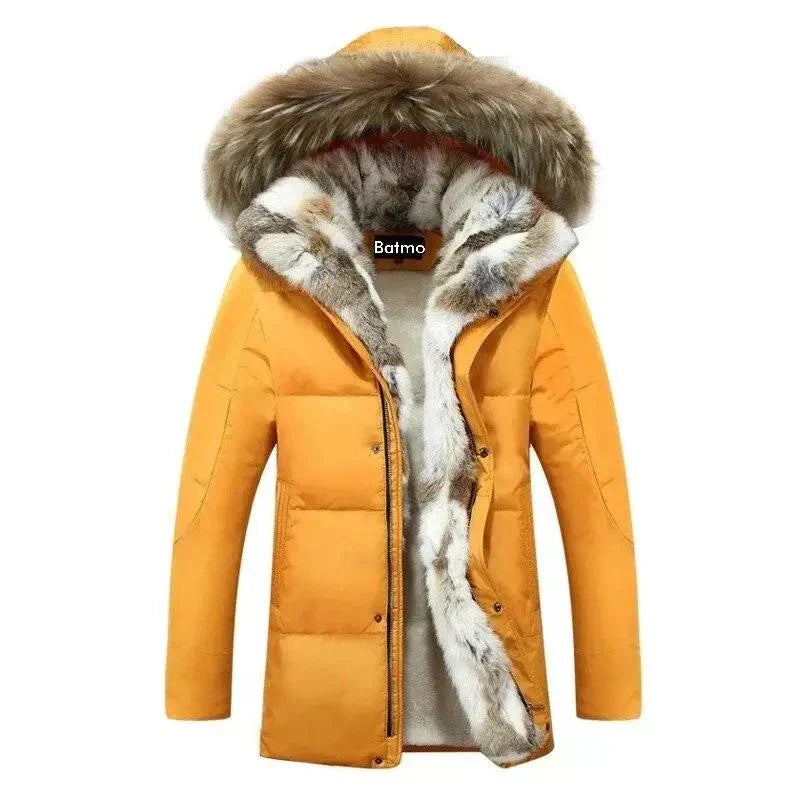 Army Parka Coat with Fur Hood