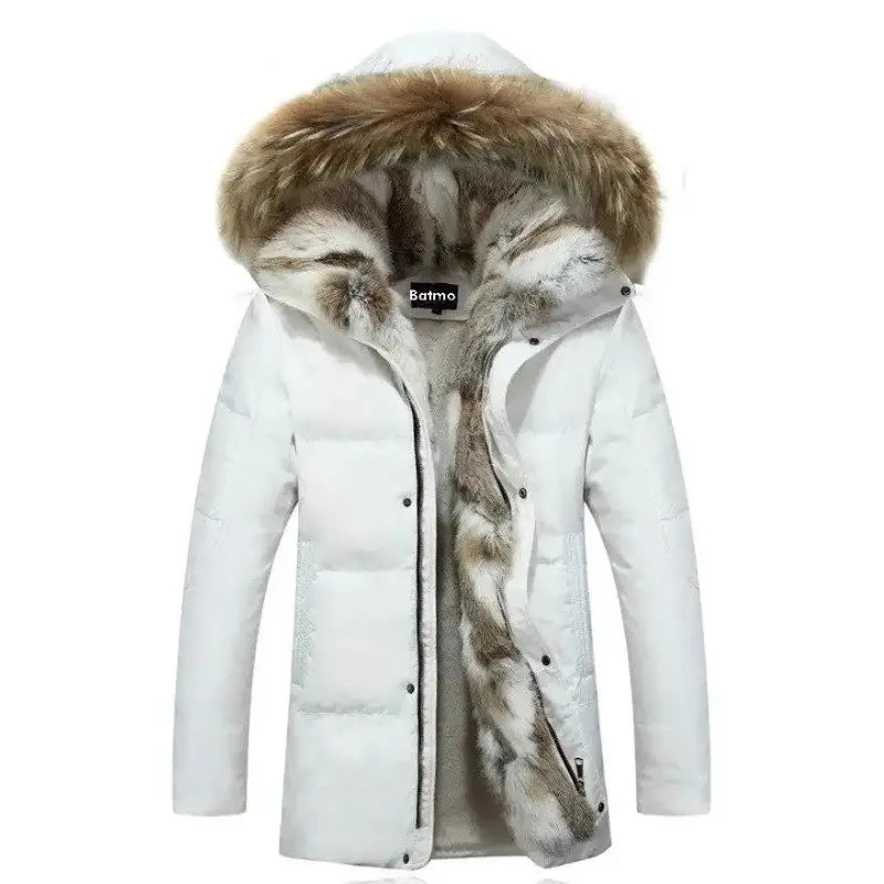Army Parka Coat with Fur Hood