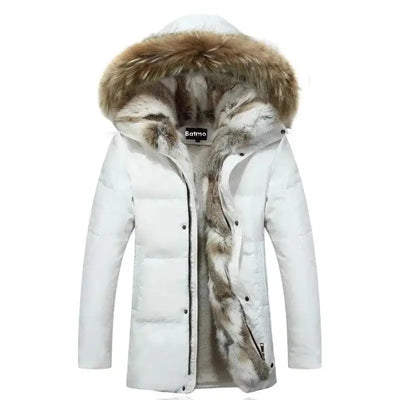 Army Parka Coat with Fur Hood