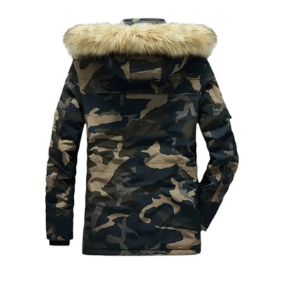 Army Parka Jacket with Fur