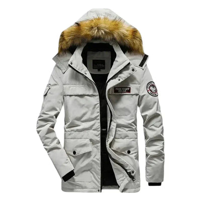 Army Parka Jacket with Fur