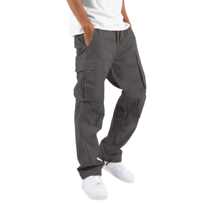 Baggy combat trousers