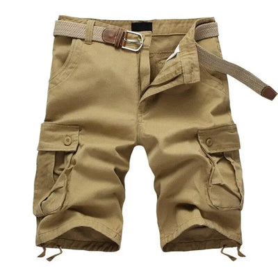 Belted Cargo Shorts Mens