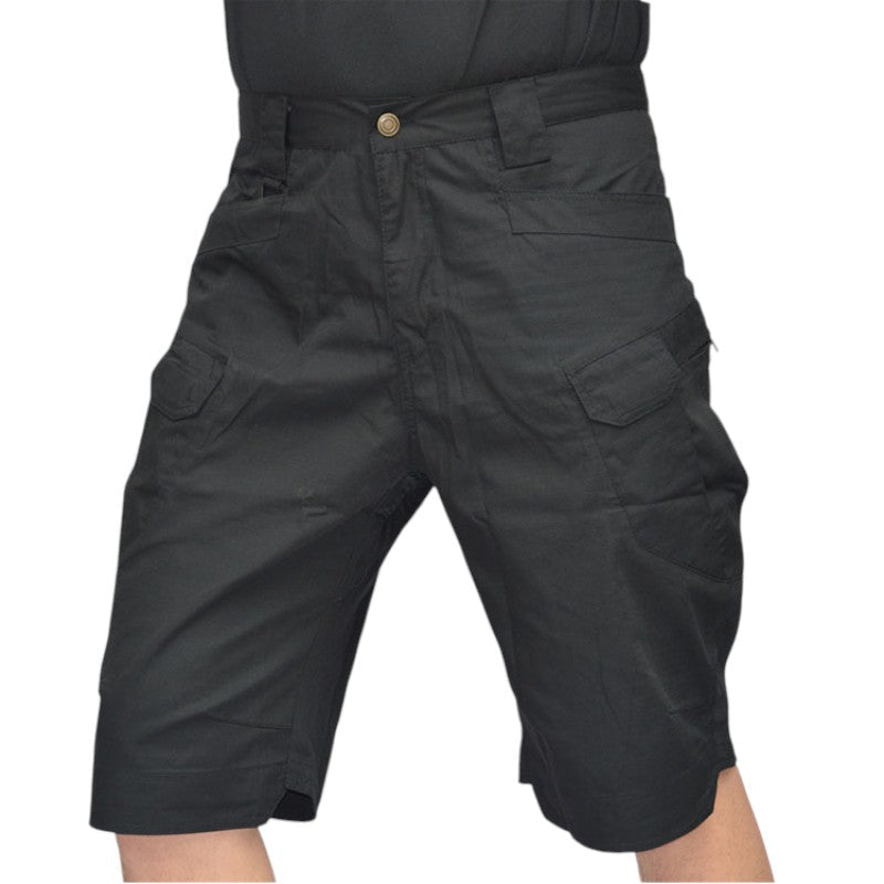Black camo shorts