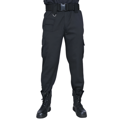 Black lightweight combat trousers