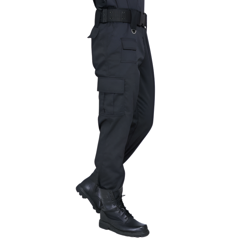 Black lightweight combat trousers