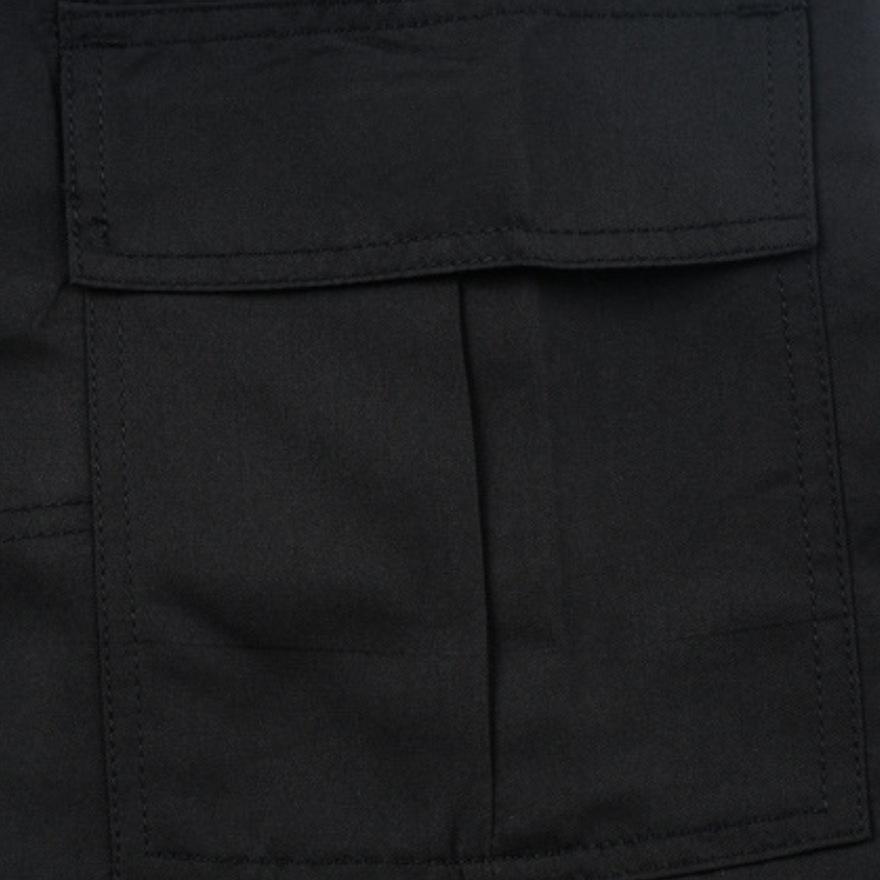 Black lightweight combat trousers