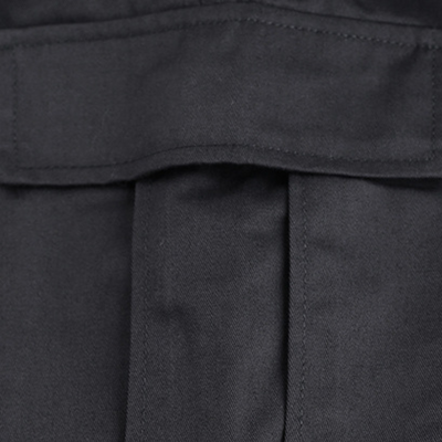 Black military combat trousers