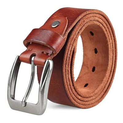 Brown Leather Tactical Belt