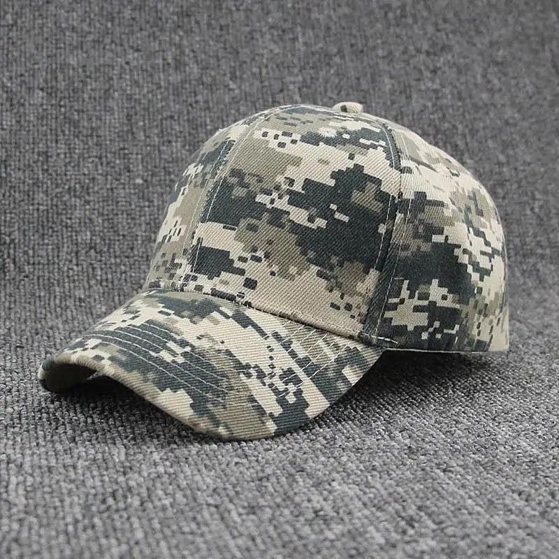 Buff military cap