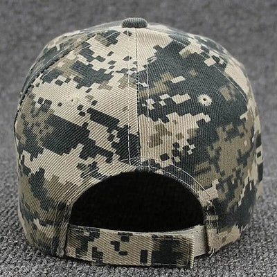 Buff military cap