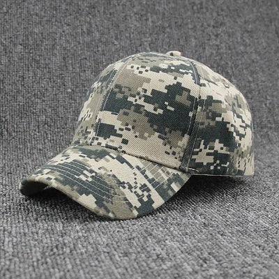 Buff military cap