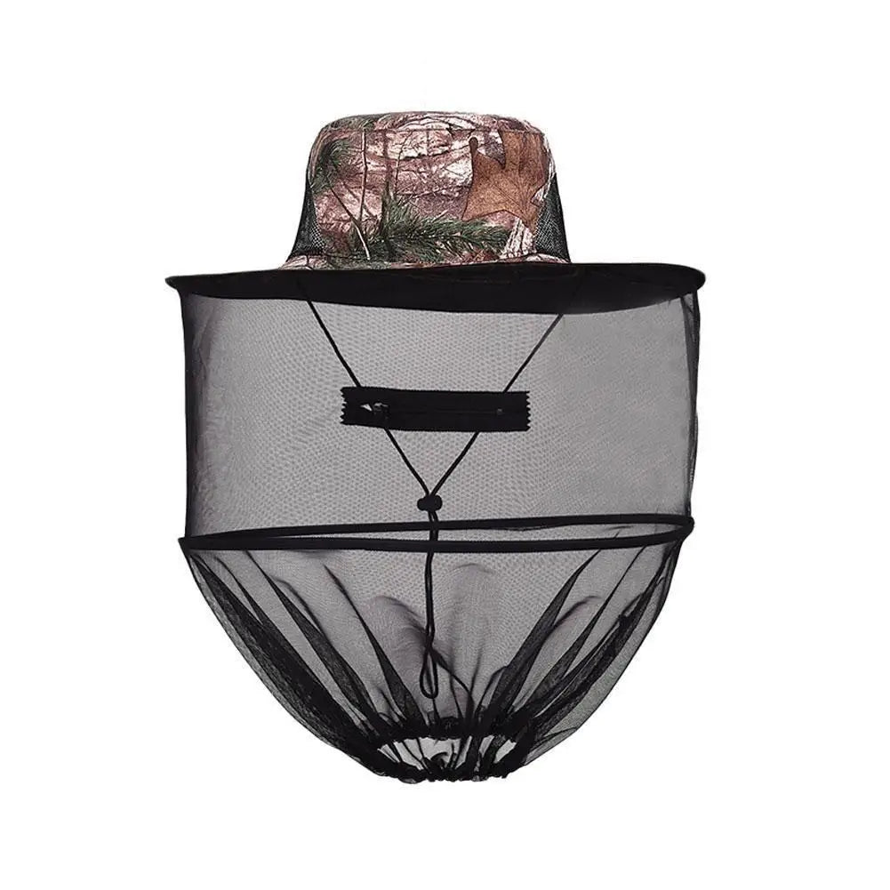 Bush hat with mosquito net