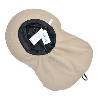 Bush hat with neck cover