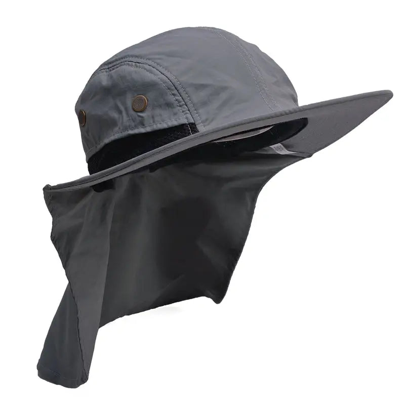 Bush hat with neck cover