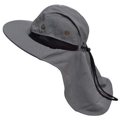 Bush hat with neck cover
