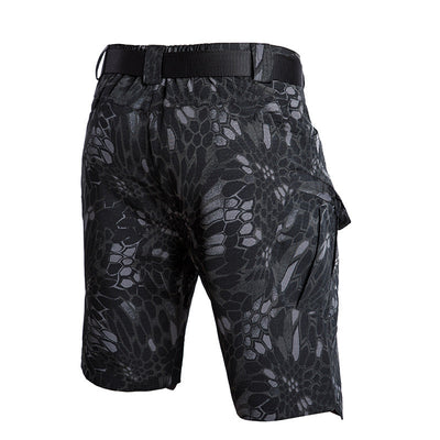 Camo black shorts