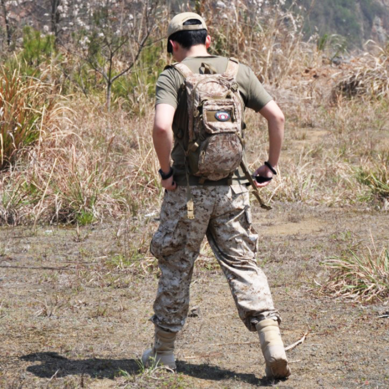 camo cargo pants beige