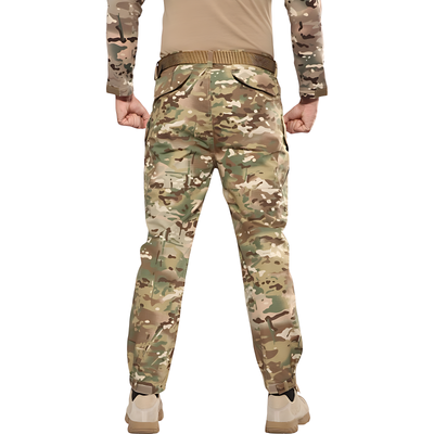Camo combat trousers
