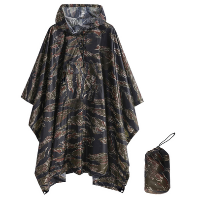 camo ponchos waterproof