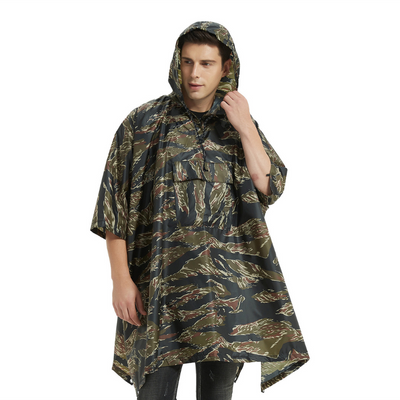 camo ponchos waterproof