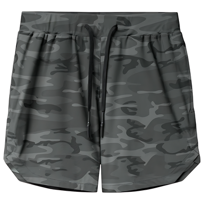 Camo running shorts mens