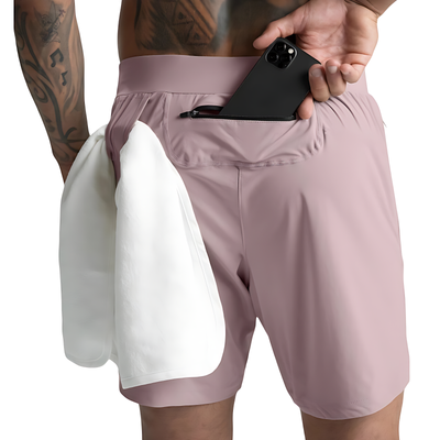 Camo running shorts mens