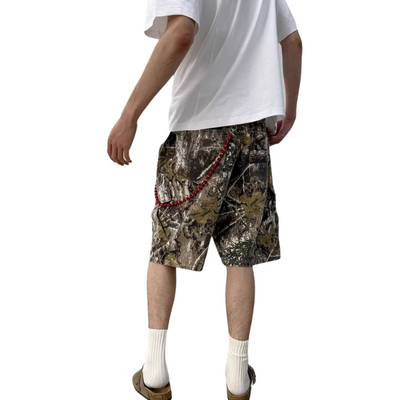Camo shorts stretch