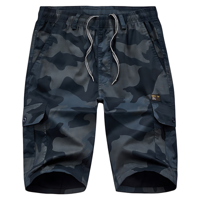 Camouflage cargo shorts for men