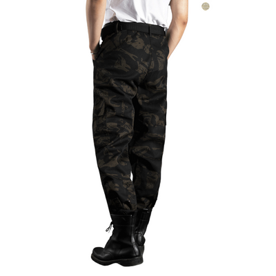 Camouflage combat trousers mens