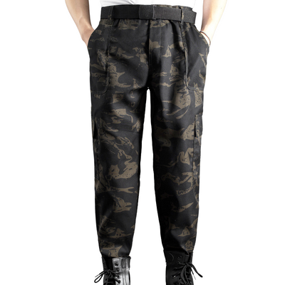 Camouflage combat trousers mens