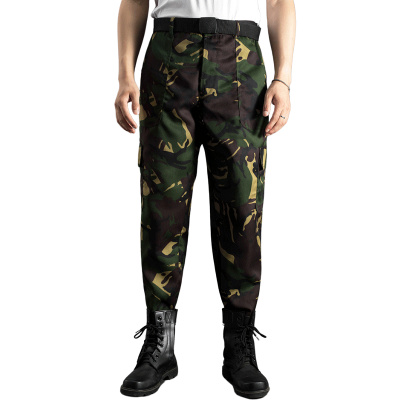 Camouflage combat trousers mens